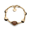 Unoaerre Damenarmband aus vergoldeter Bronze mit Stein 2667
