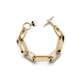 Bracciale donna Unoaerre in bronzo dorato stile moderno 2637