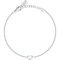 Damenarmband La petite story Silber mit Herzanhänger lps05awv12