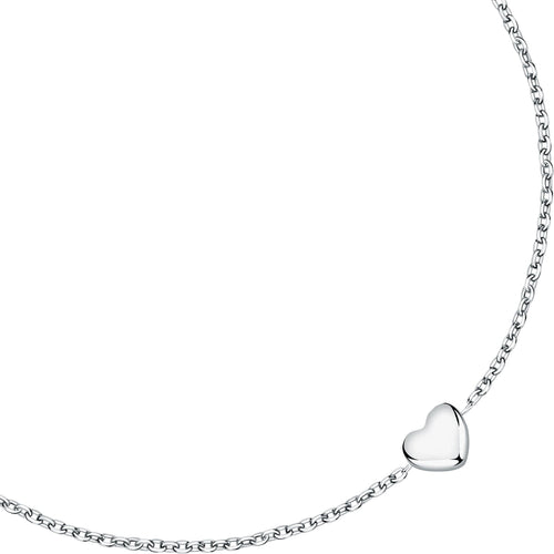 Damenarmband La petite story Silber mit Herzanhänger lps05awv12