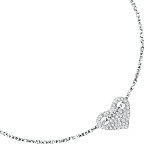 Damenarmband Silber Le petite story mit Herz lps05awv24