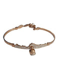 Bracciale donna campana capri in argento 925 rosè con zirconi