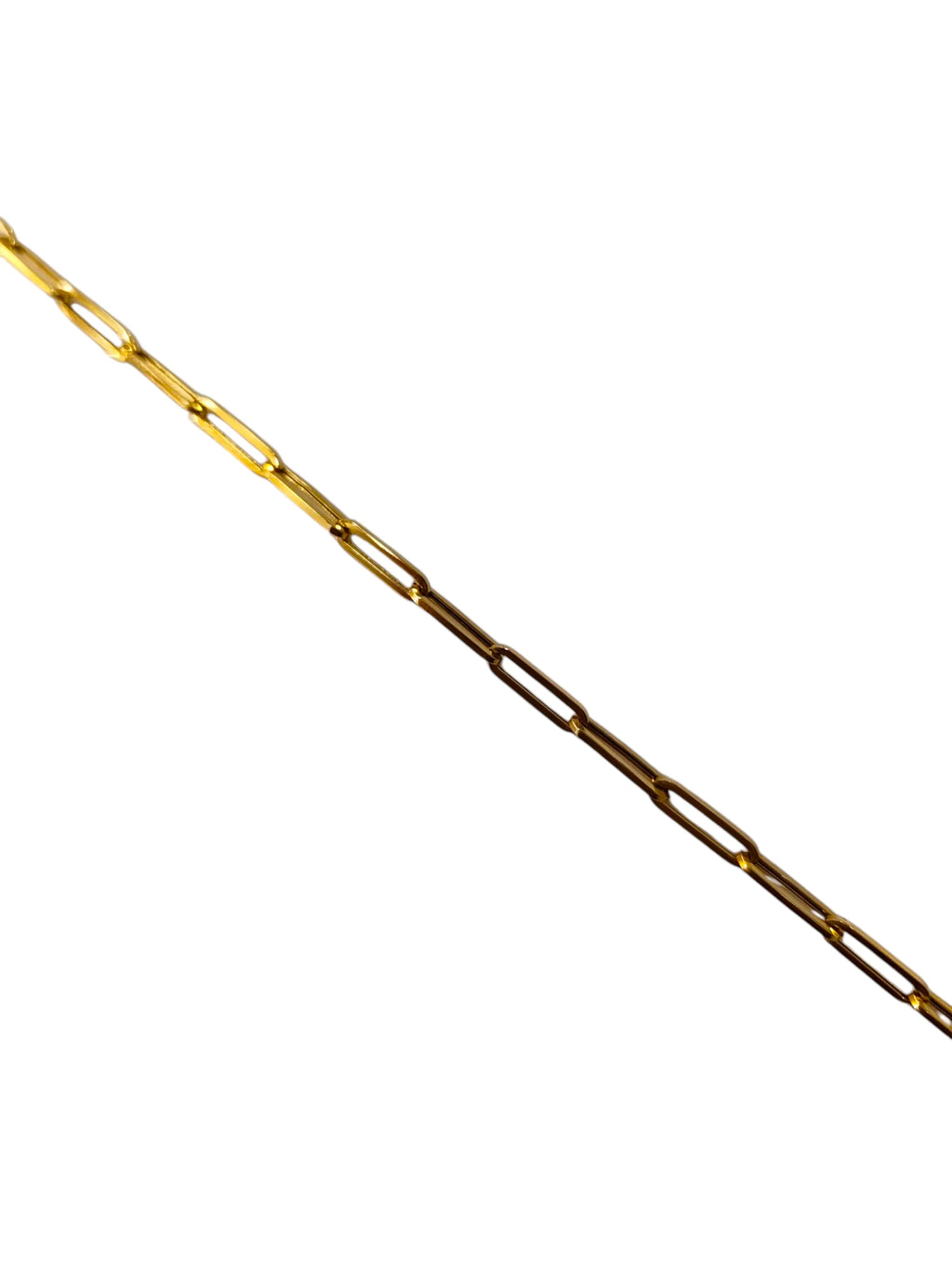 Bracciale donna catena semplice in oro giallo 18 carati