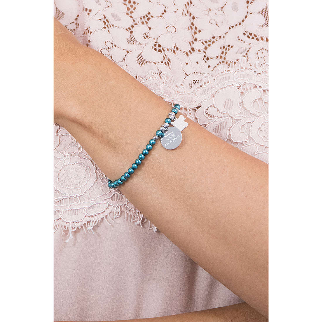 Bracciale donna gioielli 10 Buoni Propositi Bon Bon b5117/pt