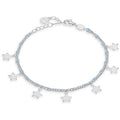 Comete Damenarmband aus Sterlingsilber mit Sternen bra 247