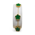 Bracciale donna gioielli Fiori Verdi - Eleganza e Stile in Ogni Dettaglio