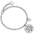 Bracciale donna gioielli Luca Barra bk2128 " trova la bellezza ogni giorno "