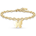 Bracciale donna gioielli Luca Barra bk2170 farfalla