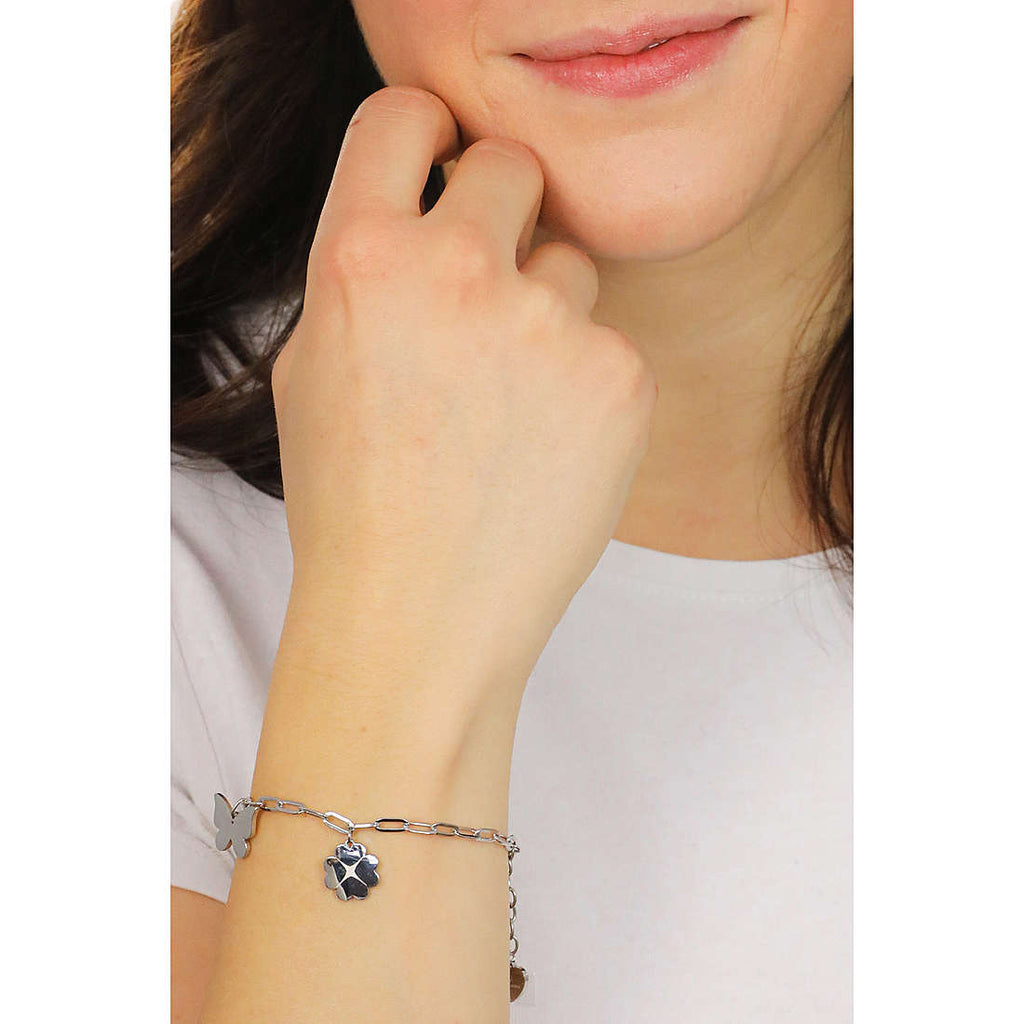 Bracciale donna gioielli Luca Barra farfalla bk2145