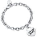 Bracciale donna gioielli Luca Barra script mamma bk1925