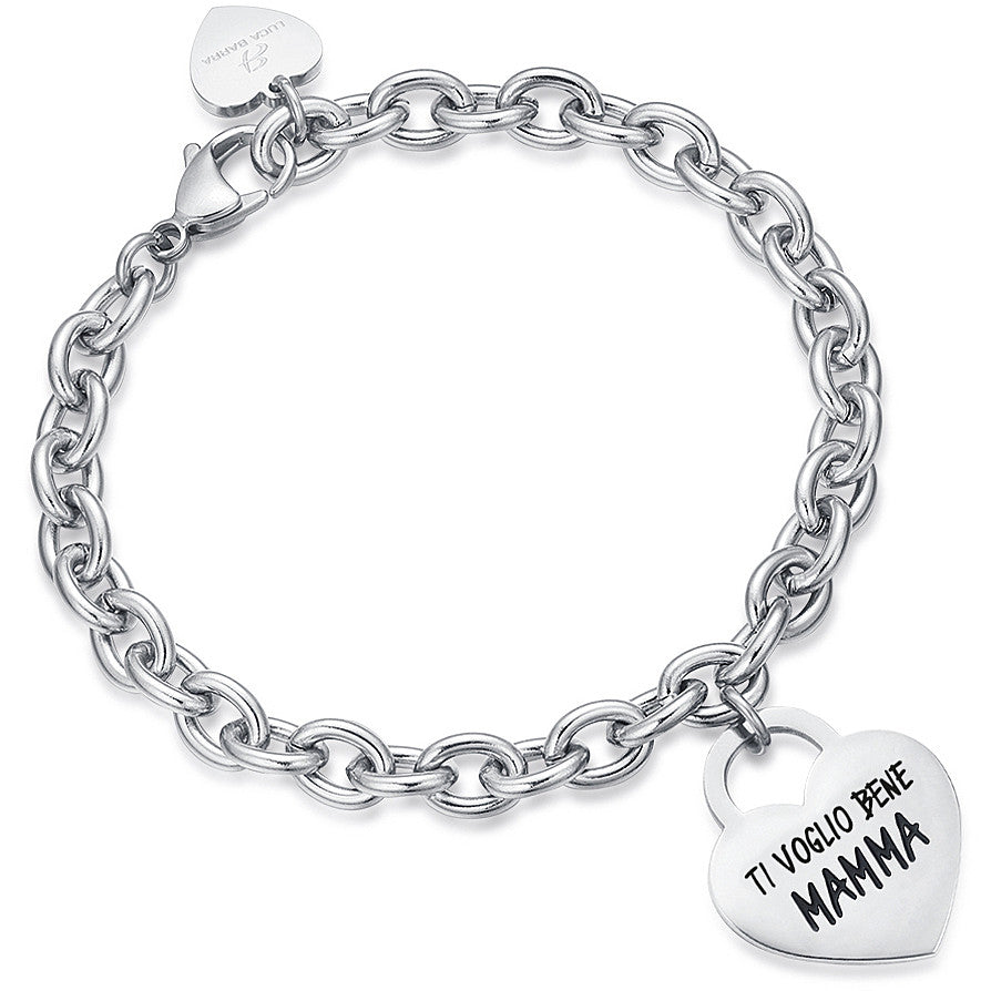 Bracciale donna gioielli Luca Barra script mamma bk1925