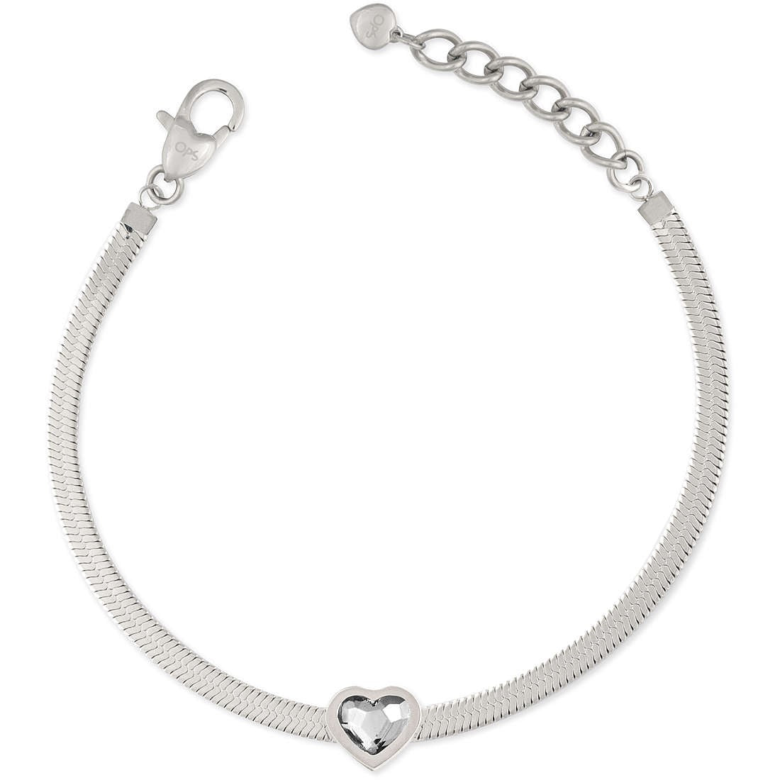 Bracciale donna gioielli Ops Objects Fable Heart opsbr-771 modello snake