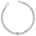 Bracciale donna gioielli Ops Objects Fable con cuore e cristallo bianco opsbr-761