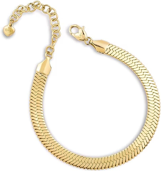 Damenarmband Schmuck Ops Objects Silky Schlangenmodell vergoldet OPSBR-842