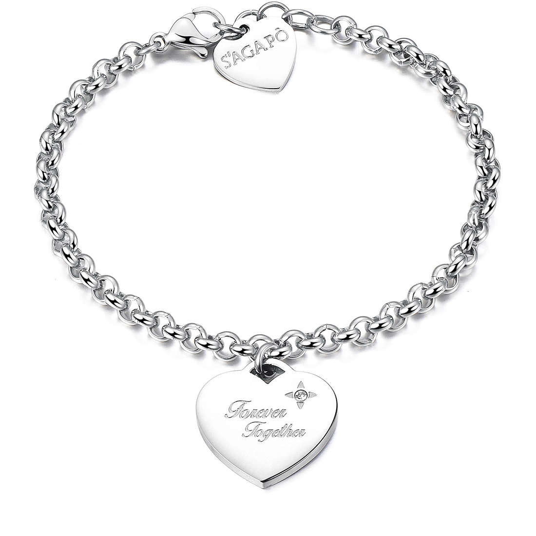 Bracciale donna gioielli Sagapò Be My Always sbm16 Forever together