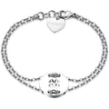 Bracciale donna gioielli Sagapò Be My Always sbm24 quadrifoglio