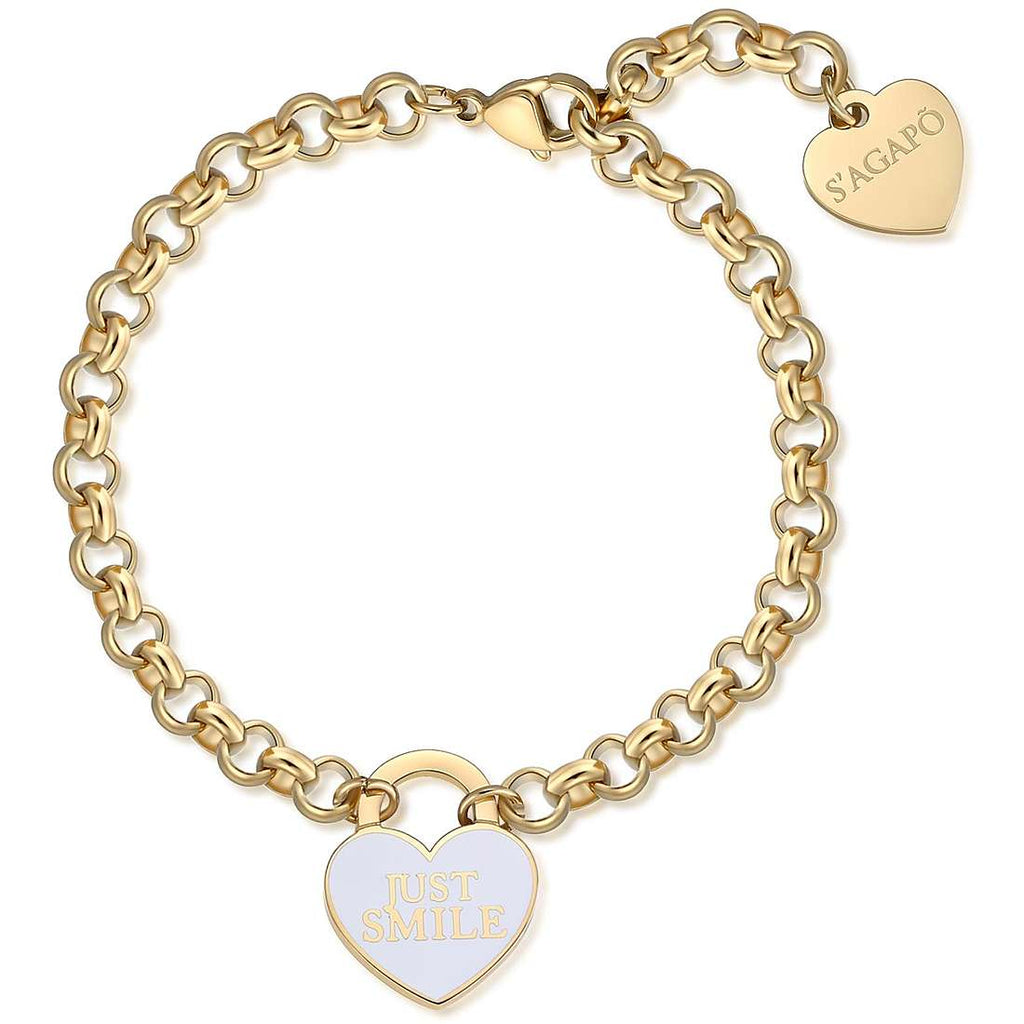 Bracciale donna gioielli Sagapò Be My Always sbm90 just smile