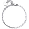 Bracciale donna gioielli Sagapò Chunky shk67 con perle sintetiche