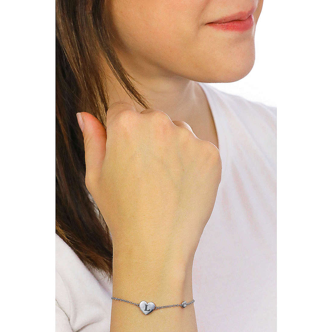 Damenarmband Sagapò Click sck129 Buchstabe L