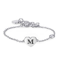 Bracciale donna gioielli Sagapò Click sck130 lettera M