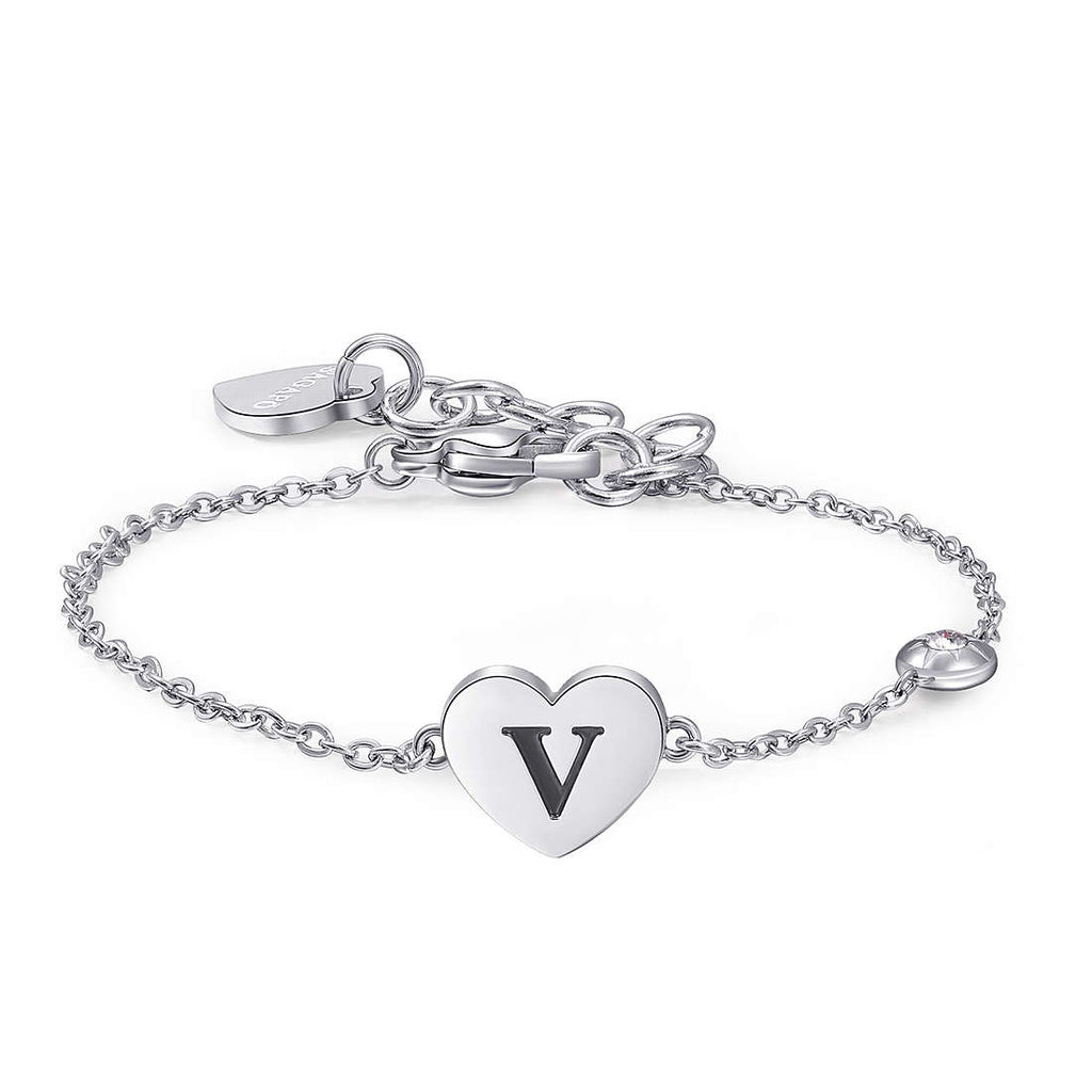 Damenarmband Sagapò Click sck138 Buchstabe V