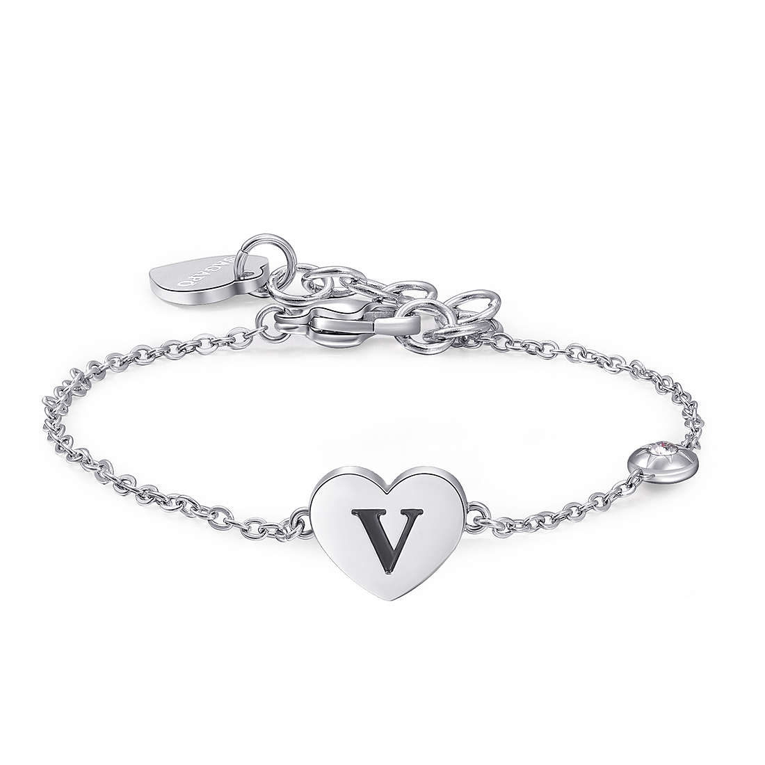 Damenarmband Sagapò Click sck138 Buchstabe V