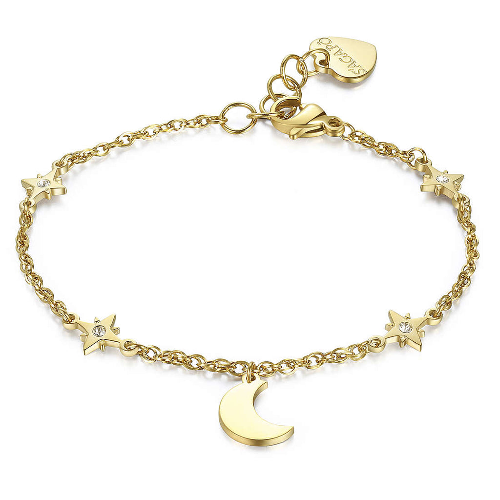 Bracciale donna gioielli Sagapò Droplet sdp14 luna