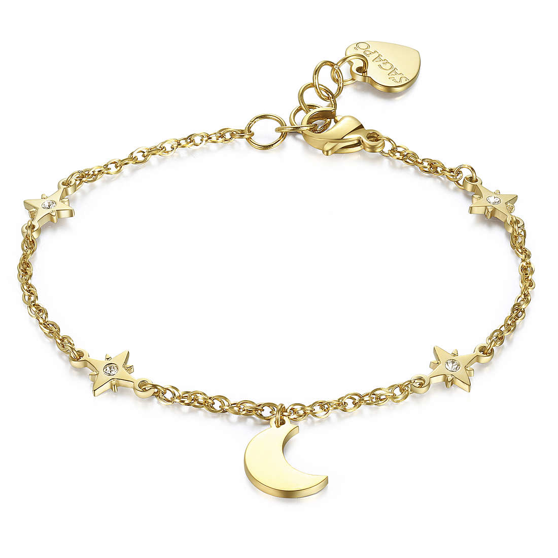 Bracciale donna gioielli Sagapò Droplet sdp14 luna
