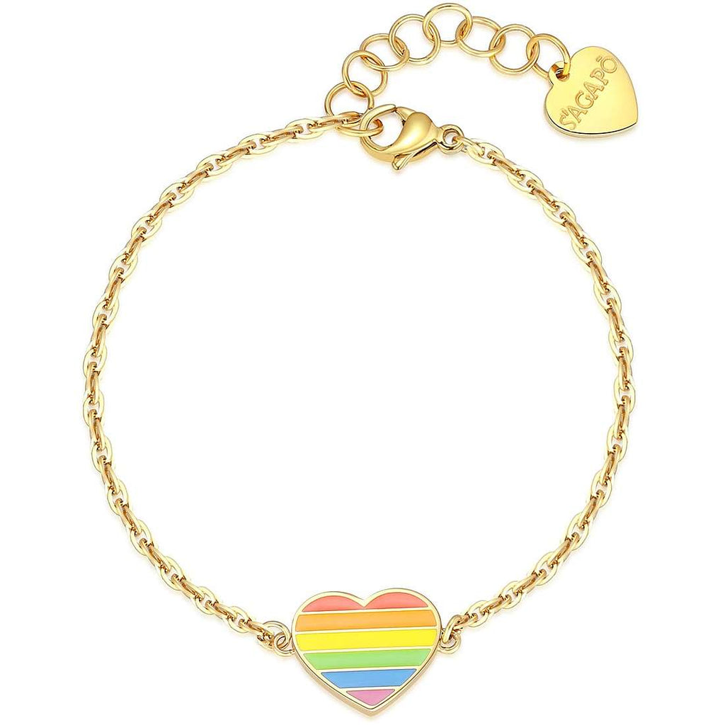 Bracciale donna gioielli Sagapò Me You sey13 con cuore