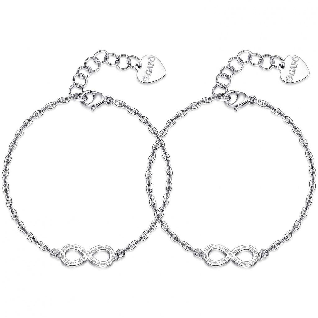 Damenarmband Sagapò Me You sey14 Unendlichkeitszeichen