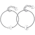 Bracciale donna gioielli Sagapò Me You sey17 luna e razzo