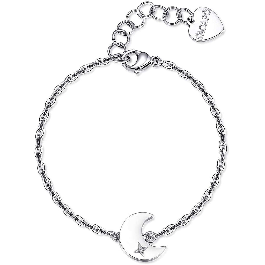 Bracciale donna gioielli Sagapò Me You sey17 luna e razzo