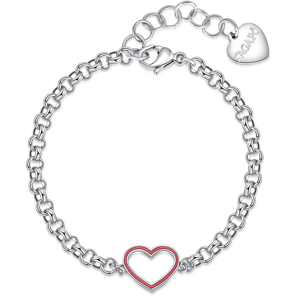 Bracciale donna gioielli Sagapò Me You sey18 cuore
