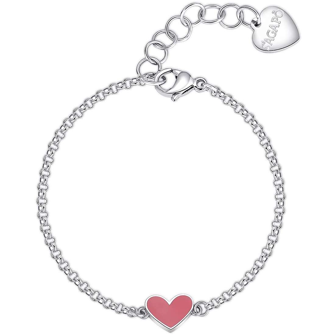 Bracciale donna gioielli Sagapò Me You sey18 cuore