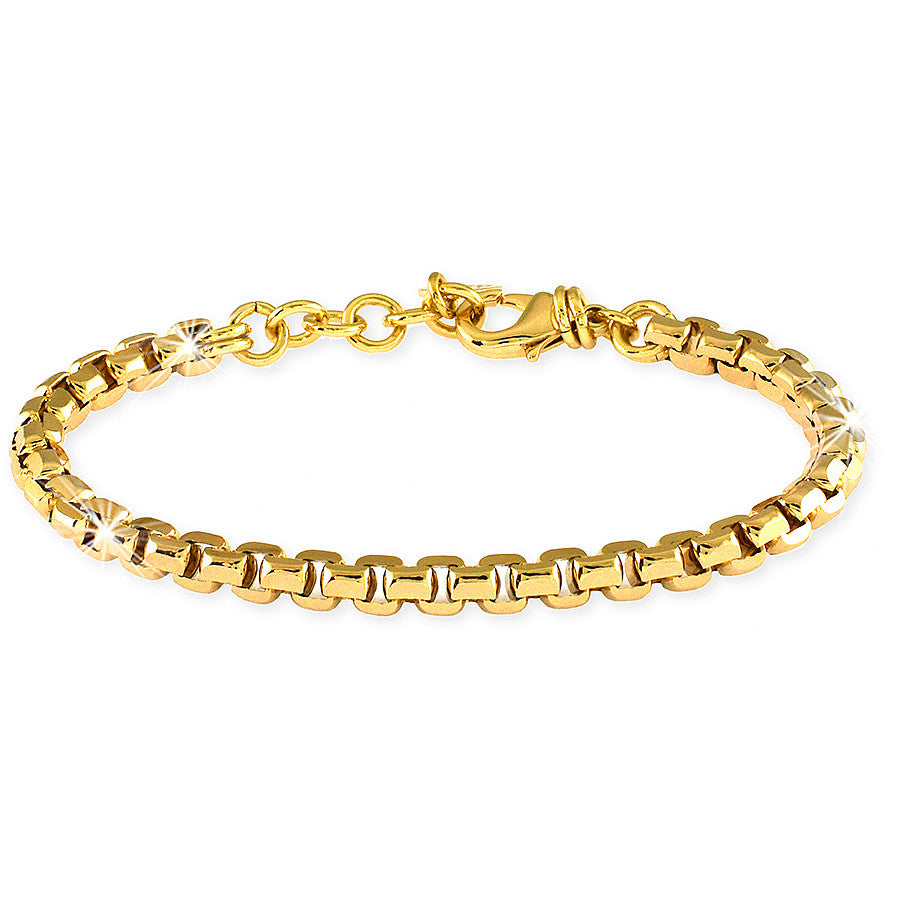 Bracciale Unoaerre donna in bronzo dorato misura 18 cm cod 1381