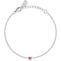 Damenarmband aus Silber La Petite Story mit rosa Herzkristall LPS05AWV10