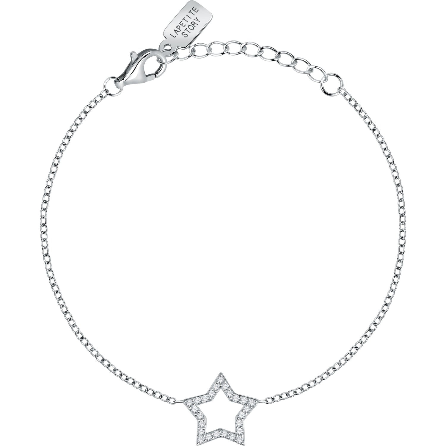 Damenarmband aus Silber Le petite story mit Sternenanhänger lps05awv27