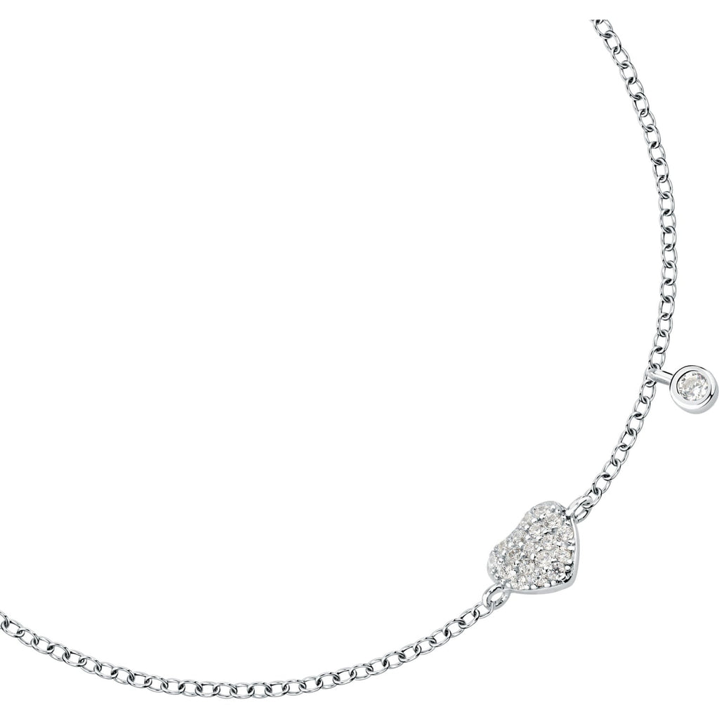 Bracciale donna in argento Le petite story con cuore lps05awv29