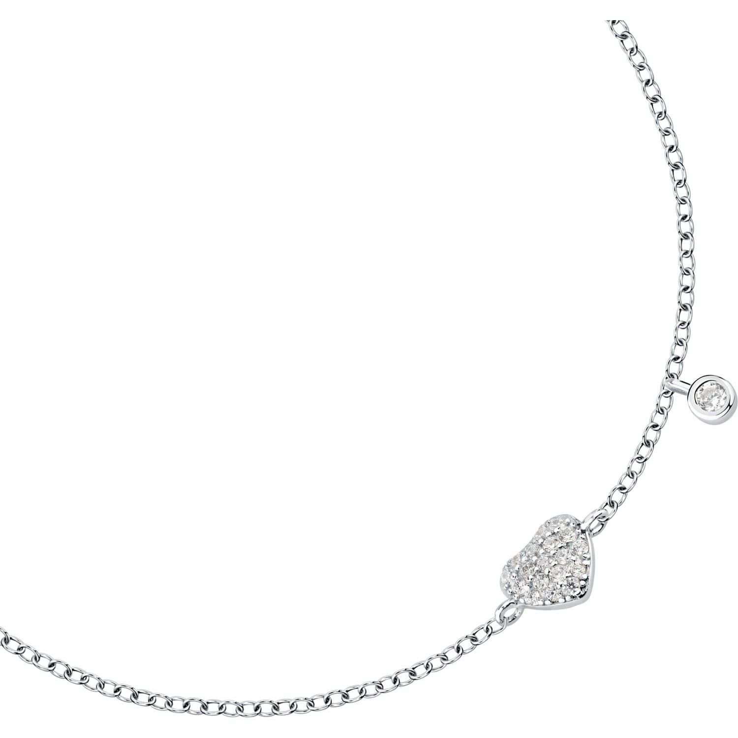 Bracciale donna in argento Le petite story con cuore lps05awv29