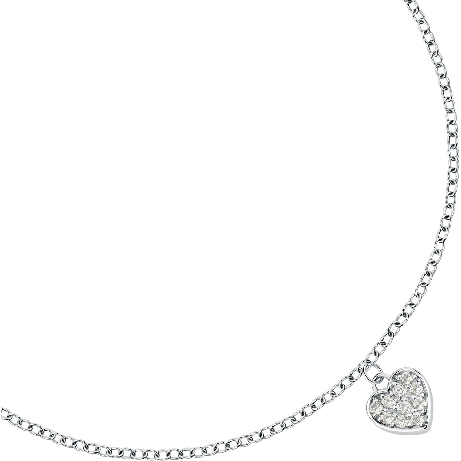 Bracciale donna in argento Le petite story con cuore lps05awv30