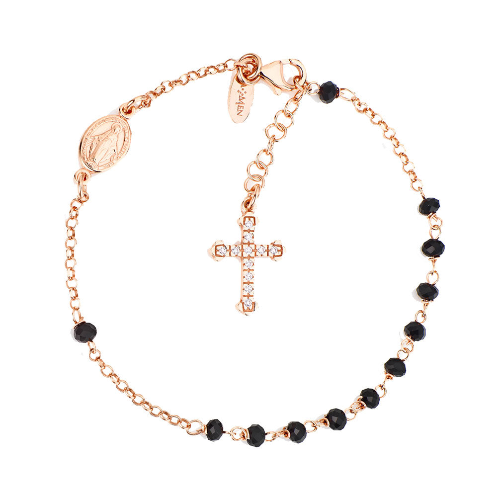 Damenarmband Amen Silber roséfarben BRORNZ4