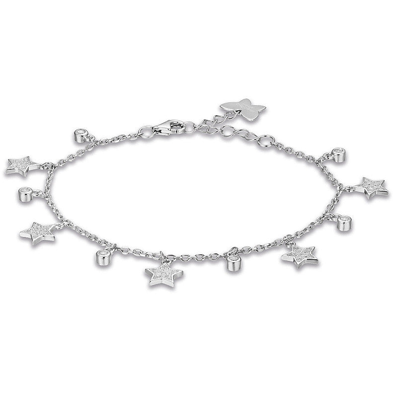 Damenarmband aus Silber mit Sternen Melitea Schmuck mb219