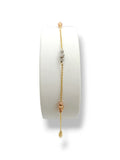 Damenarmband aus 9 Karat Gold mit facettierten Elementen Igold