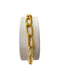 Damenarmband aus 18 Karat Gelbgold mit doppelter Kette
