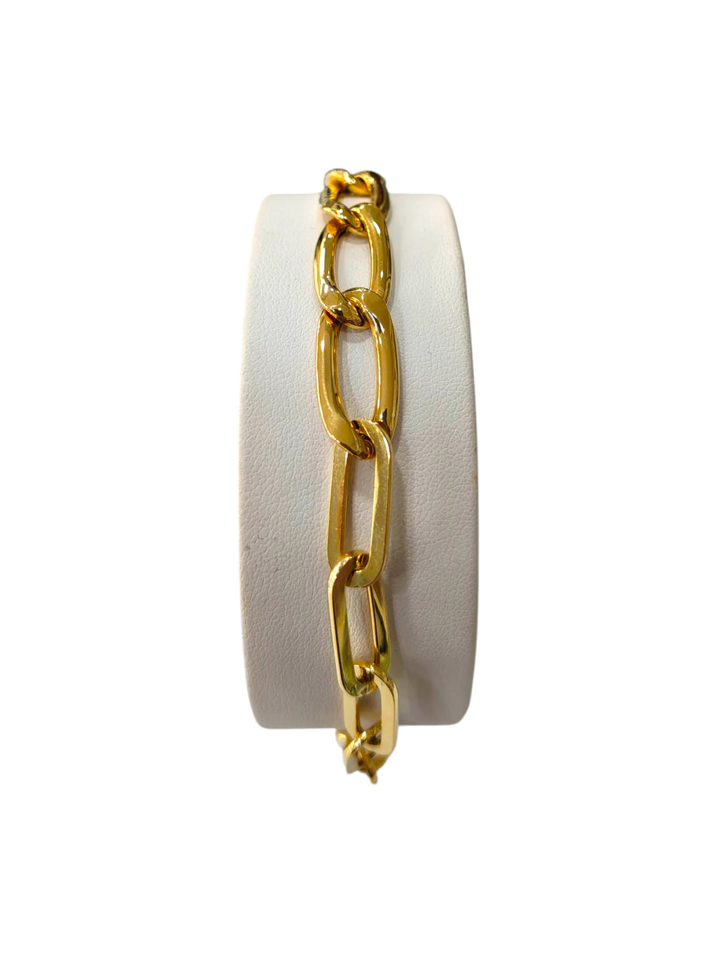 Damenarmband aus 18 Karat Gelbgold mit doppelter Kette