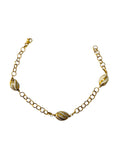 Bracciale donna in oro giallo 18kt con sfere lavorate