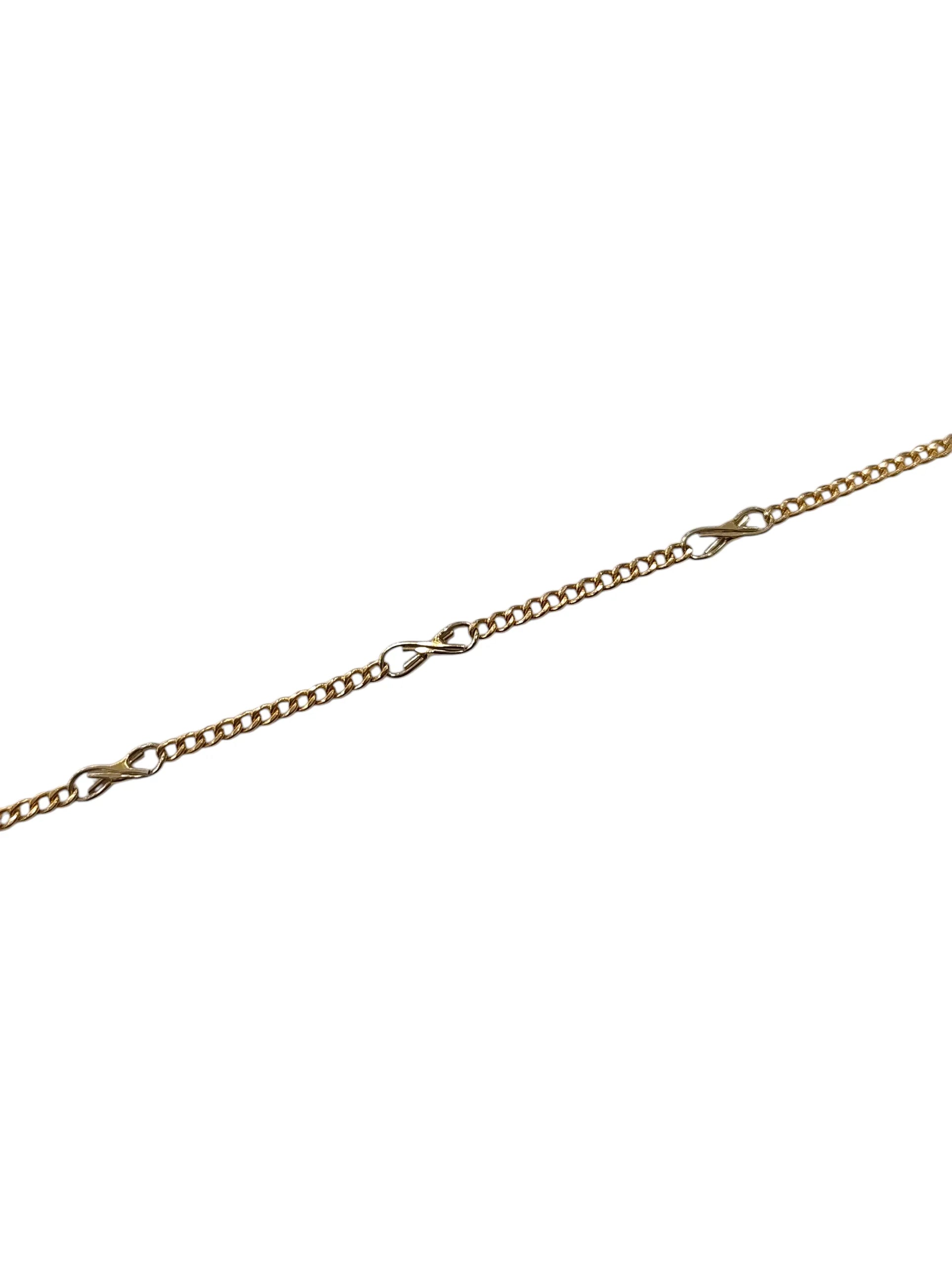 Damenarmband aus 18 Karat Gelbgold mit Unendlichkeits-Symbolen