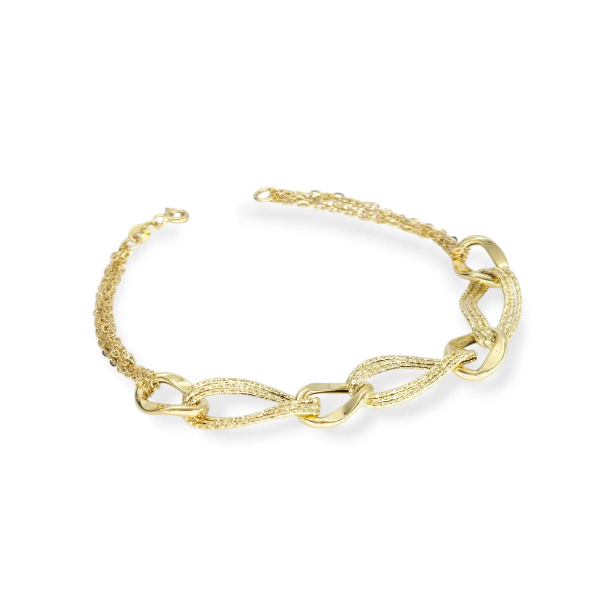 Bracciale donna in oro giallo 18kt elegante