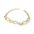 Bracciale donna in oro giallo 18kt elegante