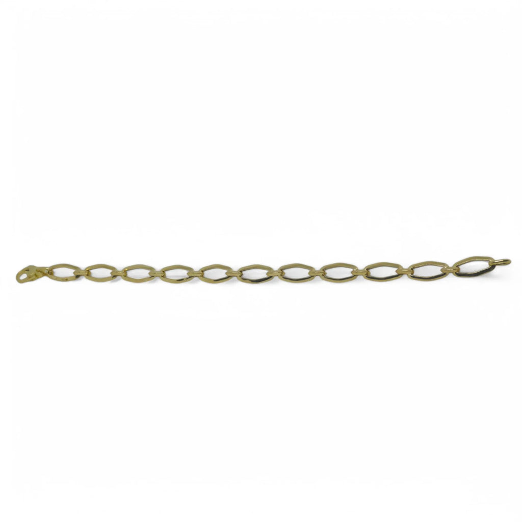 Bracciale donna in oro giallo 9 kt a catena classica